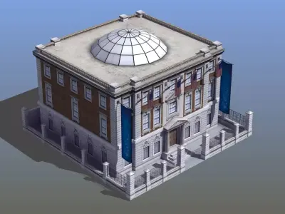 Museum Building 3D model