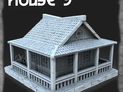 Japanese house 3D print model