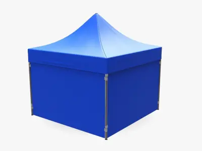 Display tent mockup 04 3D model
