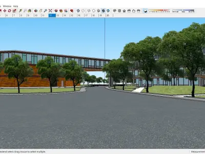 Sketchup School and University 132 3D model