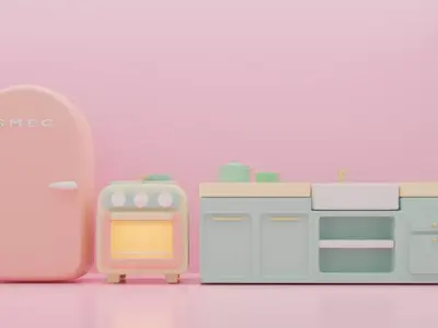 Kitchen  3D model get