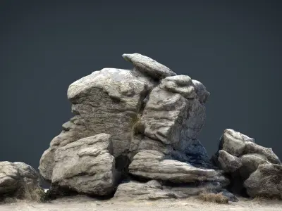ROCK 25 Low-poly 3D model