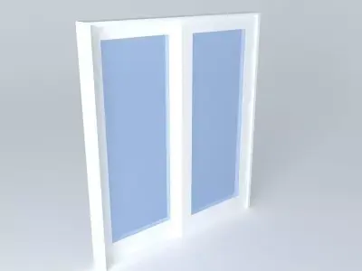 portaedson door with glass Free 3D model