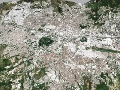 Cityscape Medelin Colombia 3D model