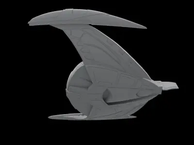 22nd Century Romulan Bird of Prey  3D print model