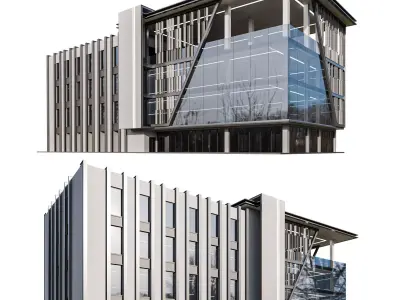 Business centre 3D model