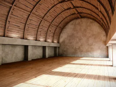 VR Room Low-poly 3D model