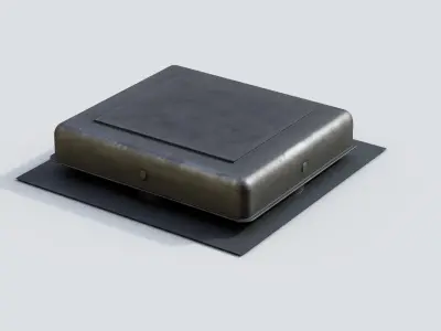 Roof Vent 08 Low-poly 3D model