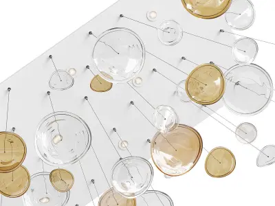 Chandelier drop 3D model