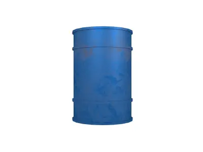 Oil Barrel v1 013 Low-poly 3D model