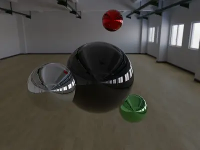 HDRI - Office Interior 1 Low-poly 3D model