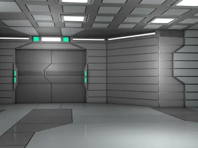 Sci Fi Room  3D model