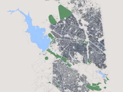 Gaborone City Botswana 3D model
