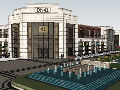 government public building 3D model