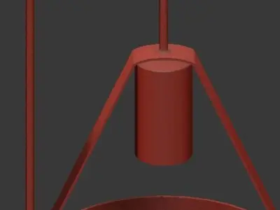 Arc Well Lights Lamp ideas and Modern floor lamps Pinte 3D model