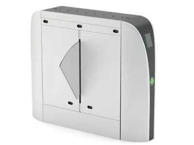 Automatic Turnstiles Gate 3D model