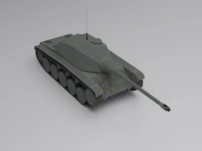 AMX Chasseur de chars  3D model