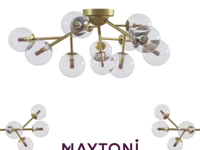 Ceiling lamp Dallas MOD545PL-12G Maytoni Modern Free 3D print model