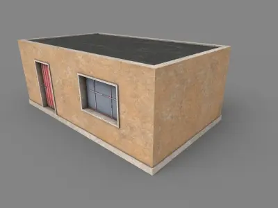 Favela Building 01 Low-poly 3D model