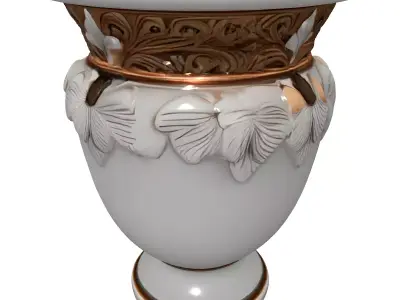 Ornate Classical Decorative Vase Urn Low-poly 3D model