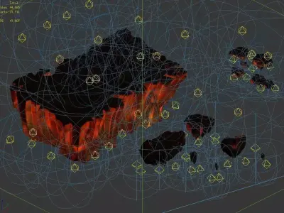 Lava Hell - Shitai - Ground 42 3D model