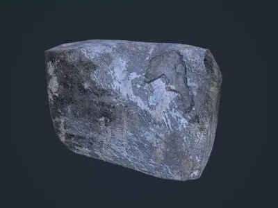 Cement Blocks Low-poly 3D model