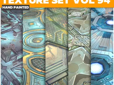 Scifi Vol 94 -  Game PBR Textures Texture