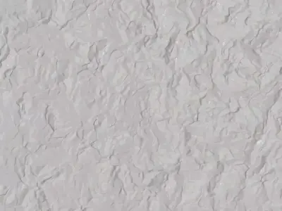 White Crumpled Aluminium Foil Texture PBR Seamless Texture