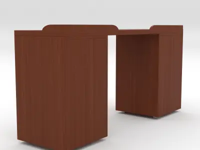 Office Table 3D model shop