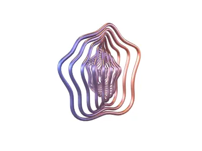 Abstract Sphere v9 005 Low-poly 3D model
