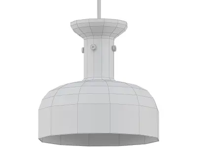 HEALY light mini pendant in smoked glass 3D model