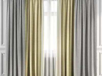 Curtain Set 267 3D model