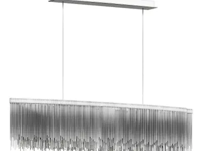 lamp on a chain with tassels MD8218 3D model