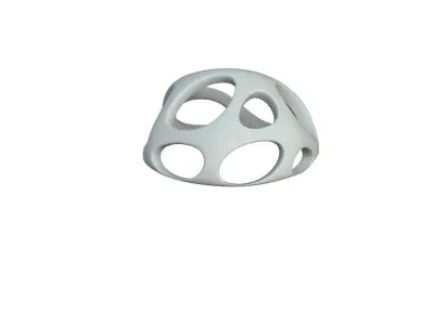 SciFi Cube Object No 55611 Low Poly Shape Low-poly 3D model