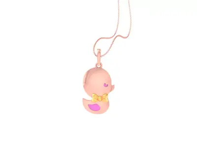 Kids Pendants 3dm STL OBJ FBX Renders Details 3D print model