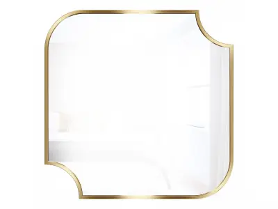 Mirror in a metal frame GZ-M1076 3D model
