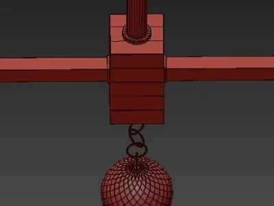 Crystorama Six Light Chandelier 3D model