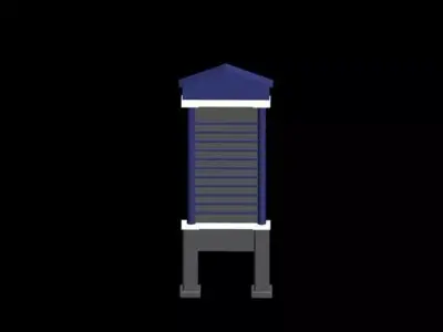 Signboard- street 3D model