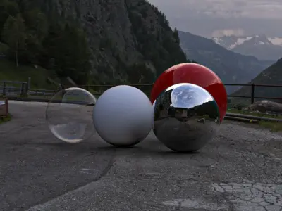 Swiss Abandoned House HDRI hdr environment 3D model