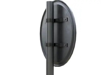 No Entry streetsignBoard Low-poly 3D model