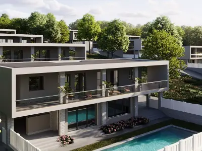 Villas Masterplan 3D model