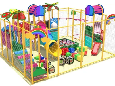 Indoor Playground 3D model