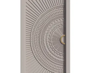 Entrance door set265 3D model