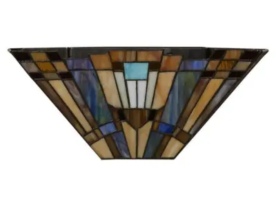 Charles Light Yellow Brown Flush Mounted Sconce 3D model