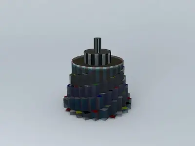 Cardpack 2 tower 3D model