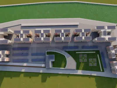 Housing Project Architectural Design 3D model