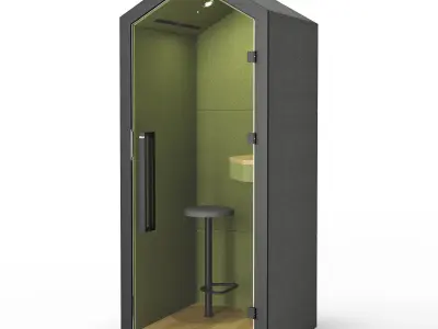 Treehouse Acoustic Booth 3D model