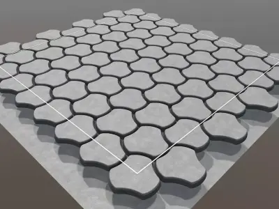 Cobblestone 8 Components for Texture-Baking Texture