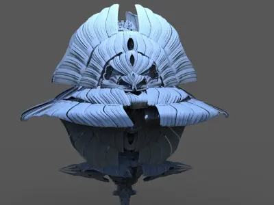 Palace Crystal Tower 3  Low-poly 3D model