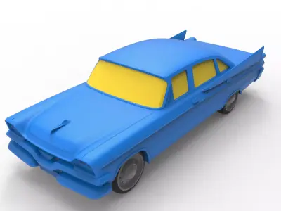 Dodge Coronet 1957 Classic Car 3D print model